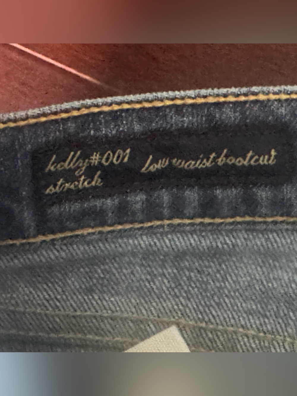 Citizens of Humanity Kelly Stretch Y2K low waist bootcut jeans size 27 GUC - Picture 5 of 9
